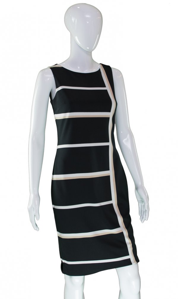 Horizontal Stripe Dress | Everard's Clothing