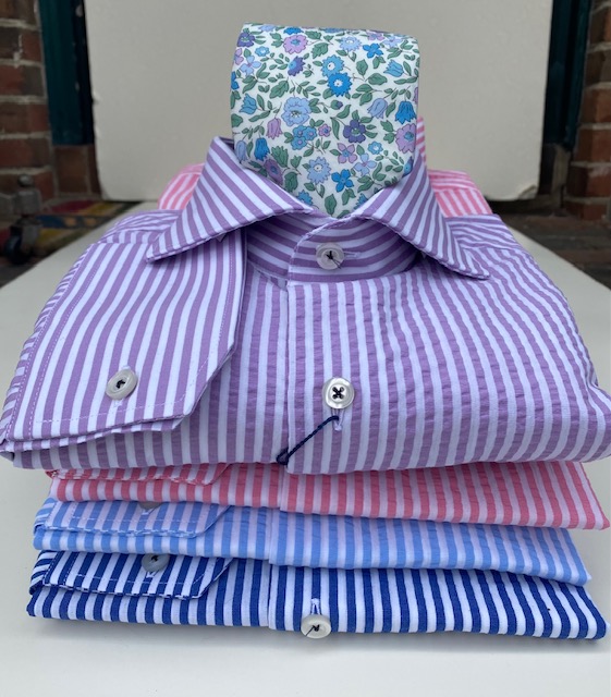 Seersucker Stripe Shirt (multiple colors)