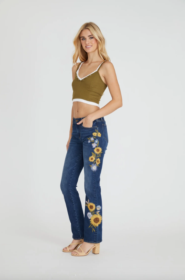 フローレンス・ケリー Driftwood Kelly Boot Cut - Sunflower | Everard's Clothing